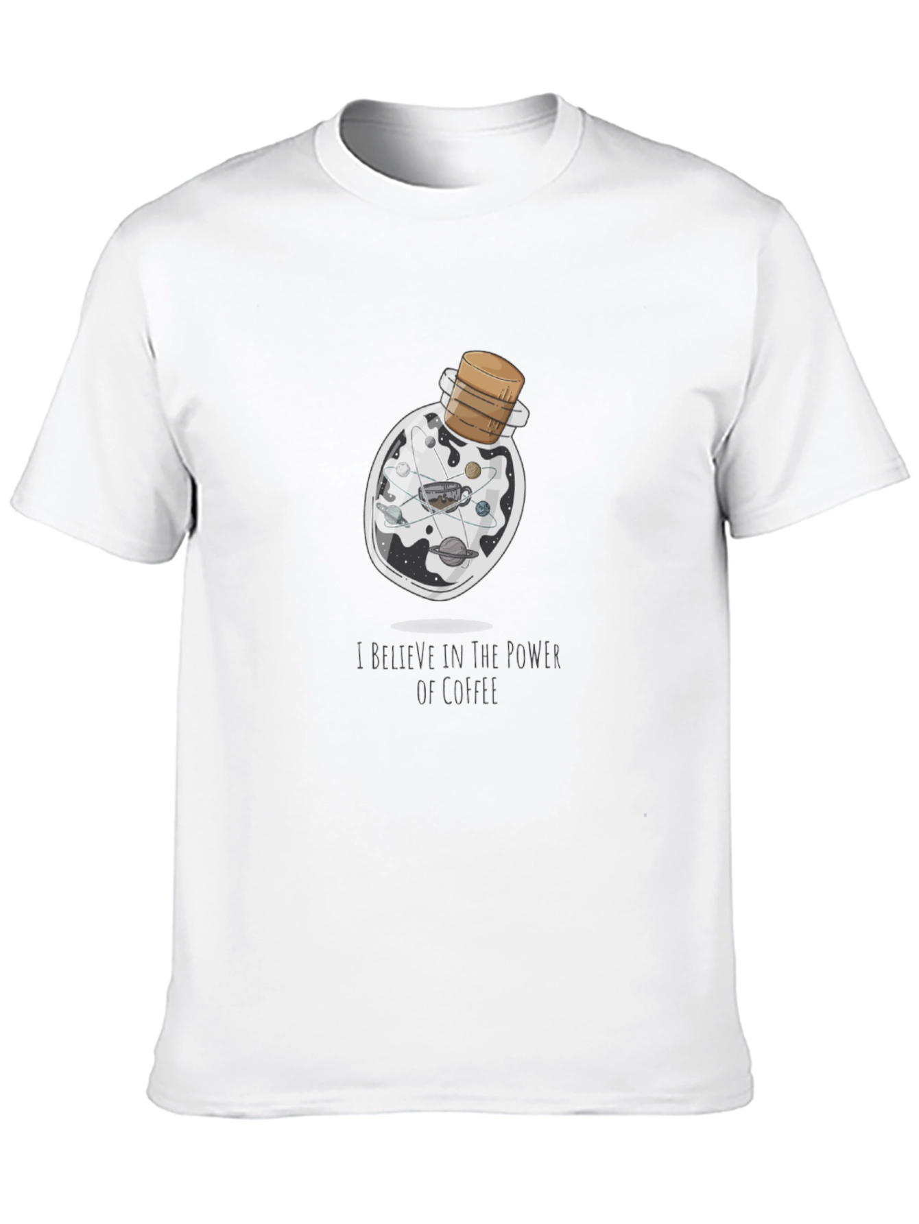 Coffee Power T-Shirt - Universe in a Bottle
