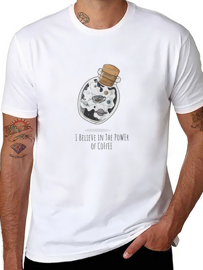 Coffee Power T-Shirt - Universe in a Bottle