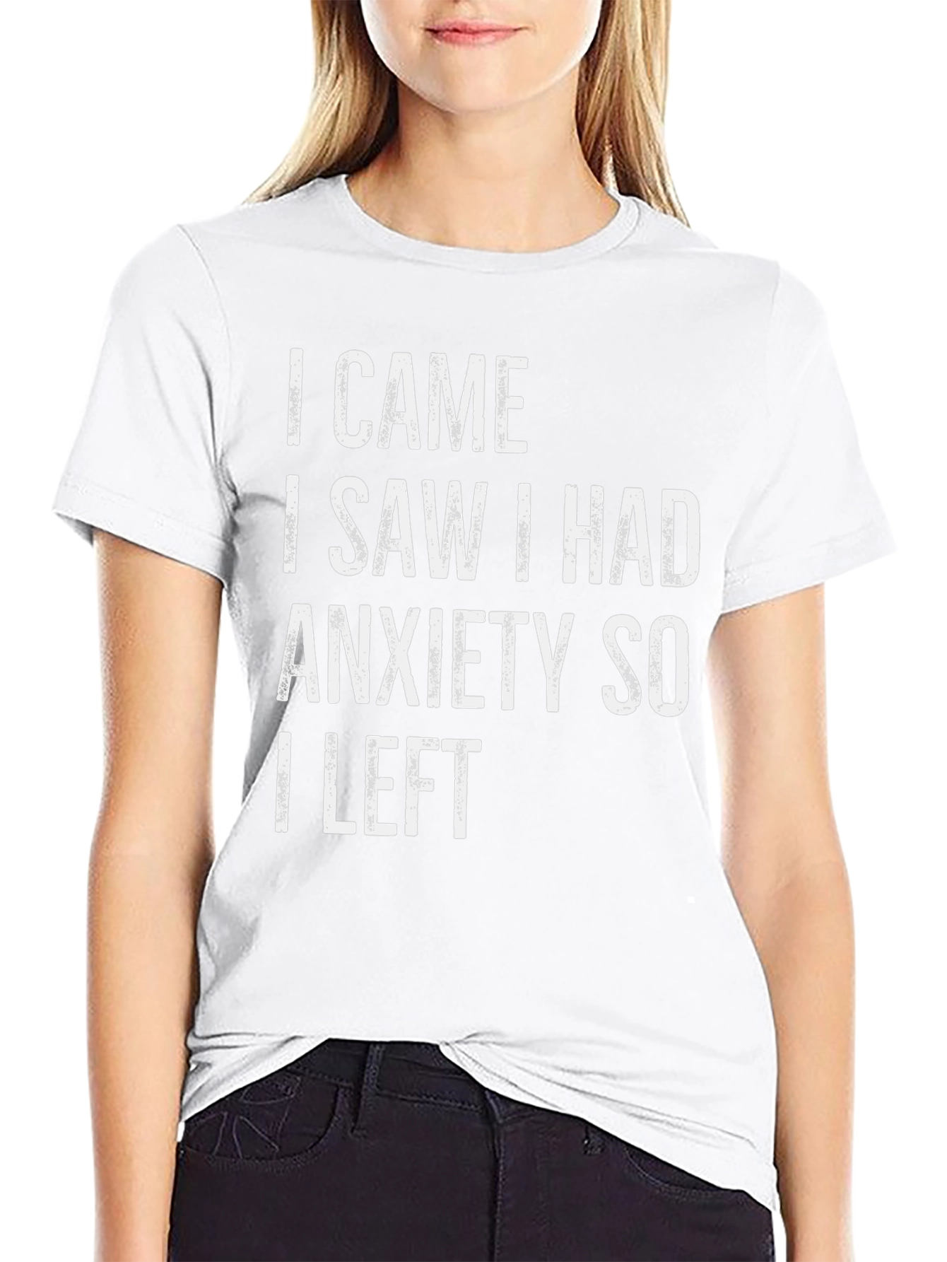 Anxiety Graphic Tee - Funny Slogan T-Shirt