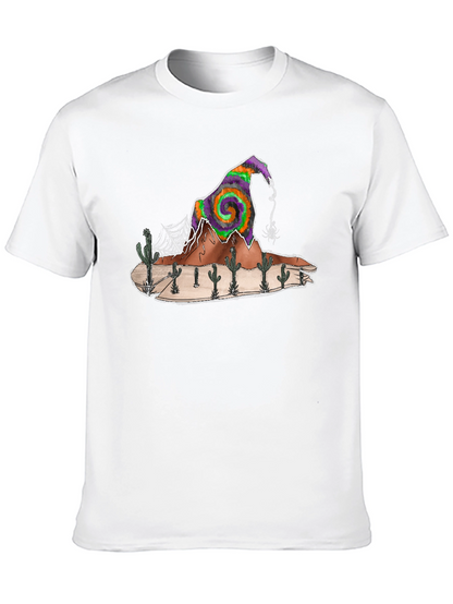 Desert Witch Hat T-Shirt - Halloween Cactus