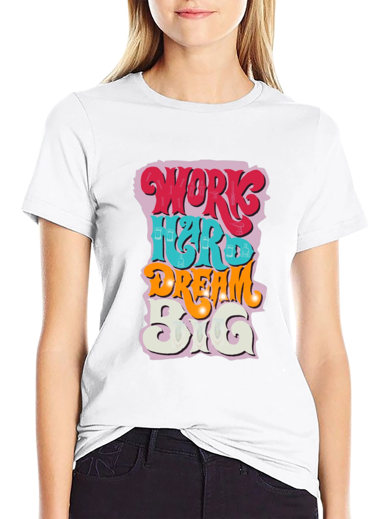 Work Hard Dream Big Graphic Tee