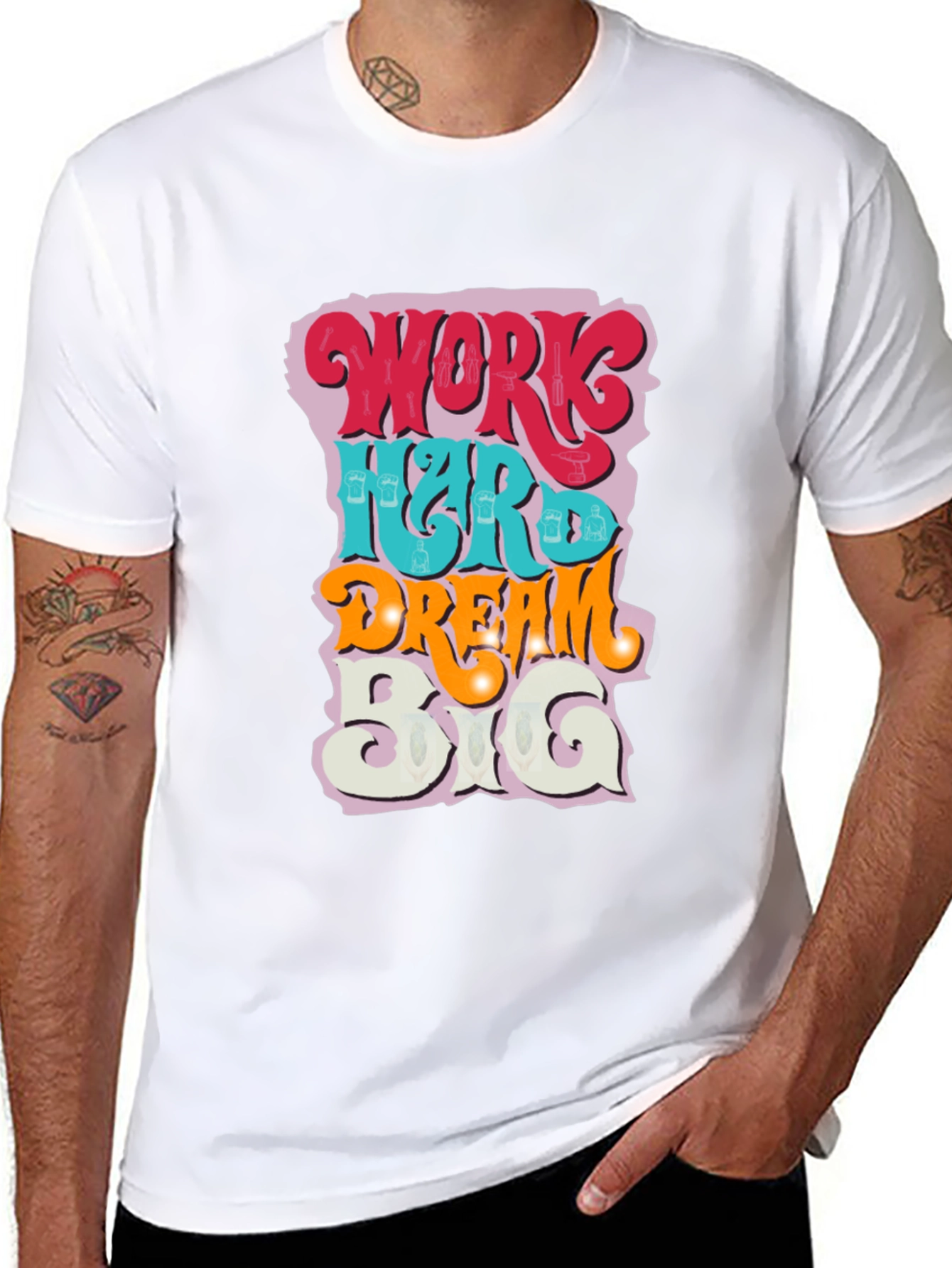 Work Hard Dream Big Graphic Tee