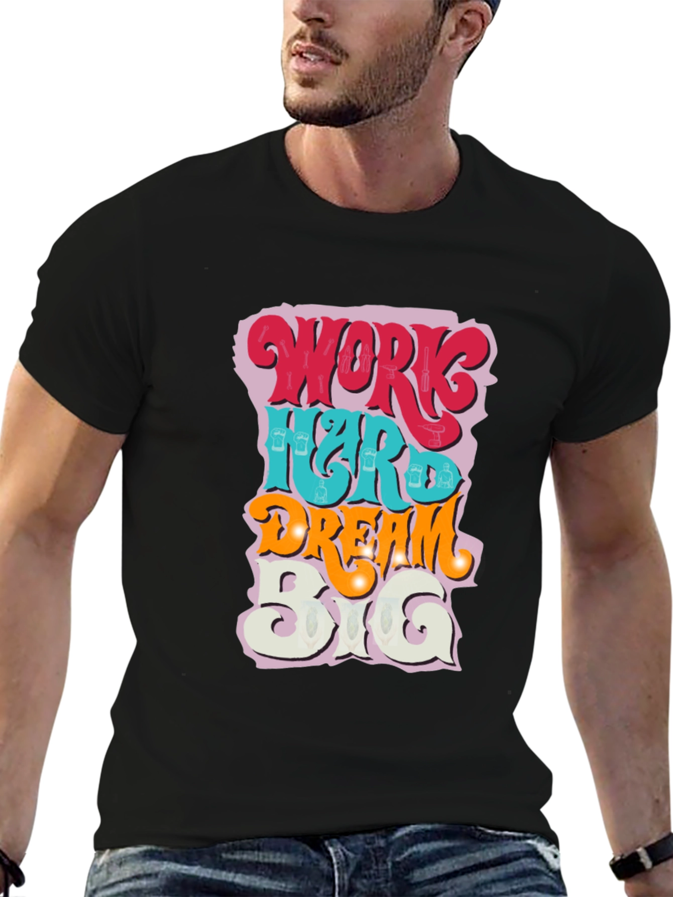 Work Hard Dream Big Graphic Tee