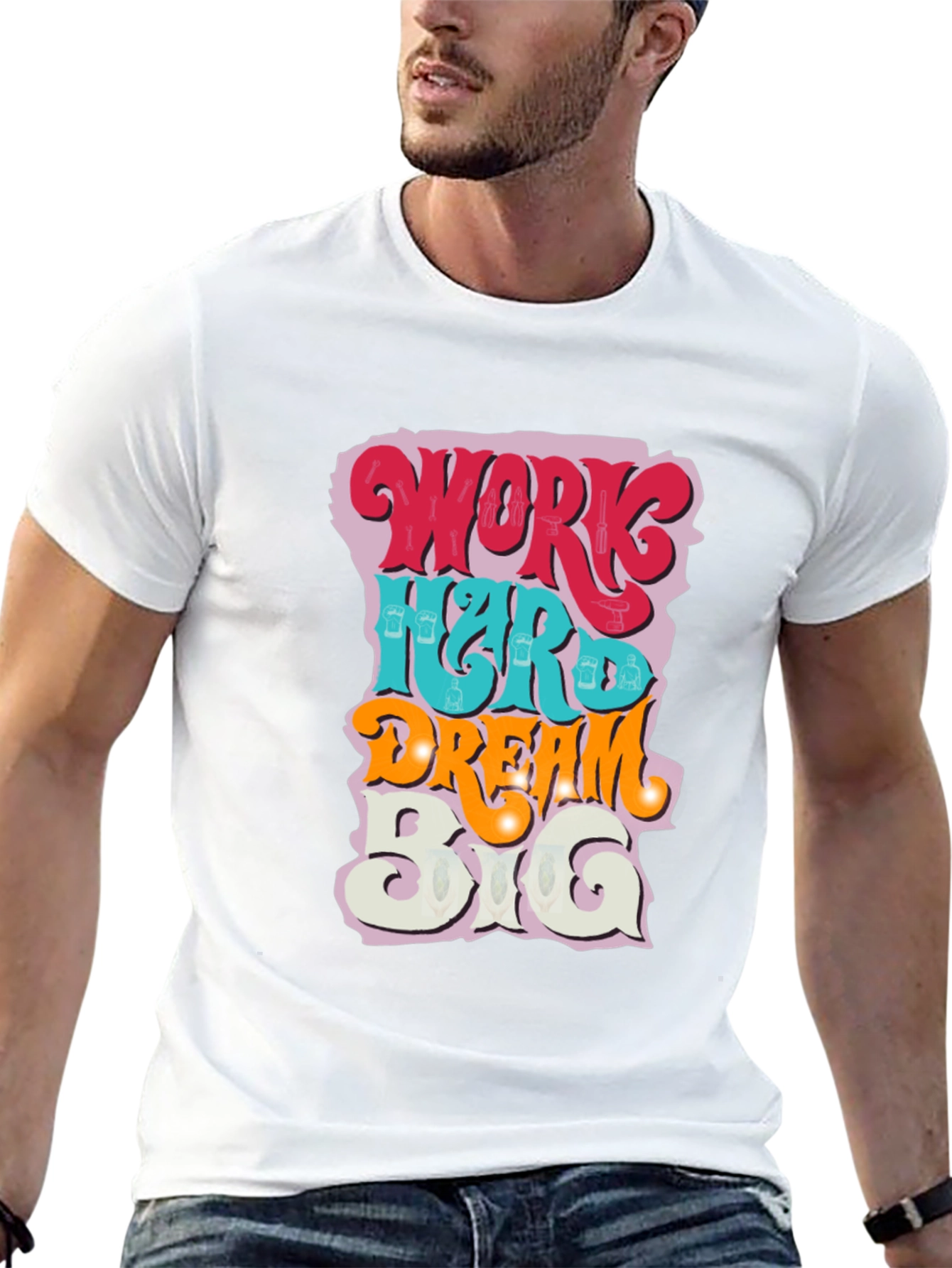 Work Hard Dream Big Graphic Tee