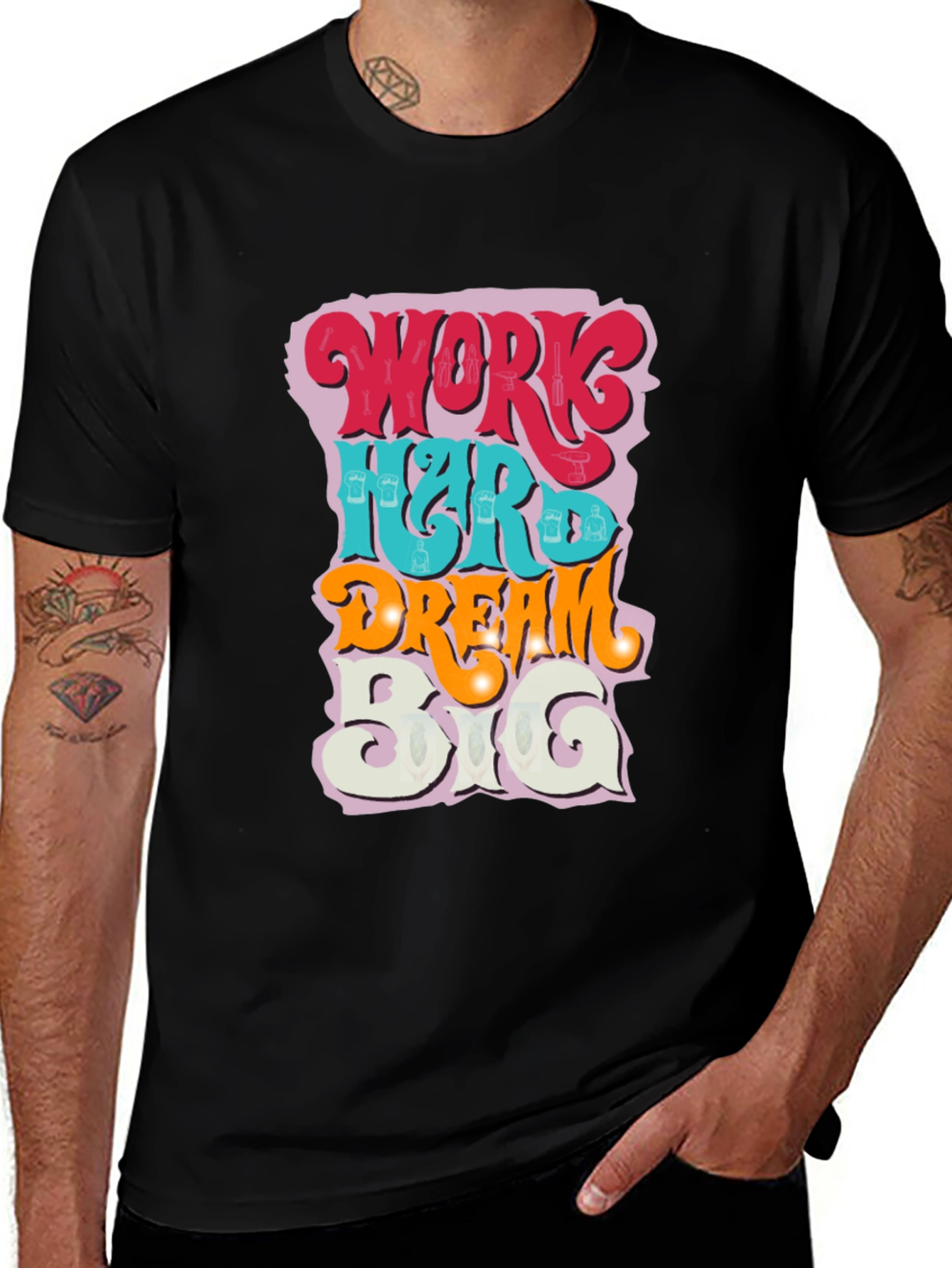 Work Hard Dream Big Graphic Tee