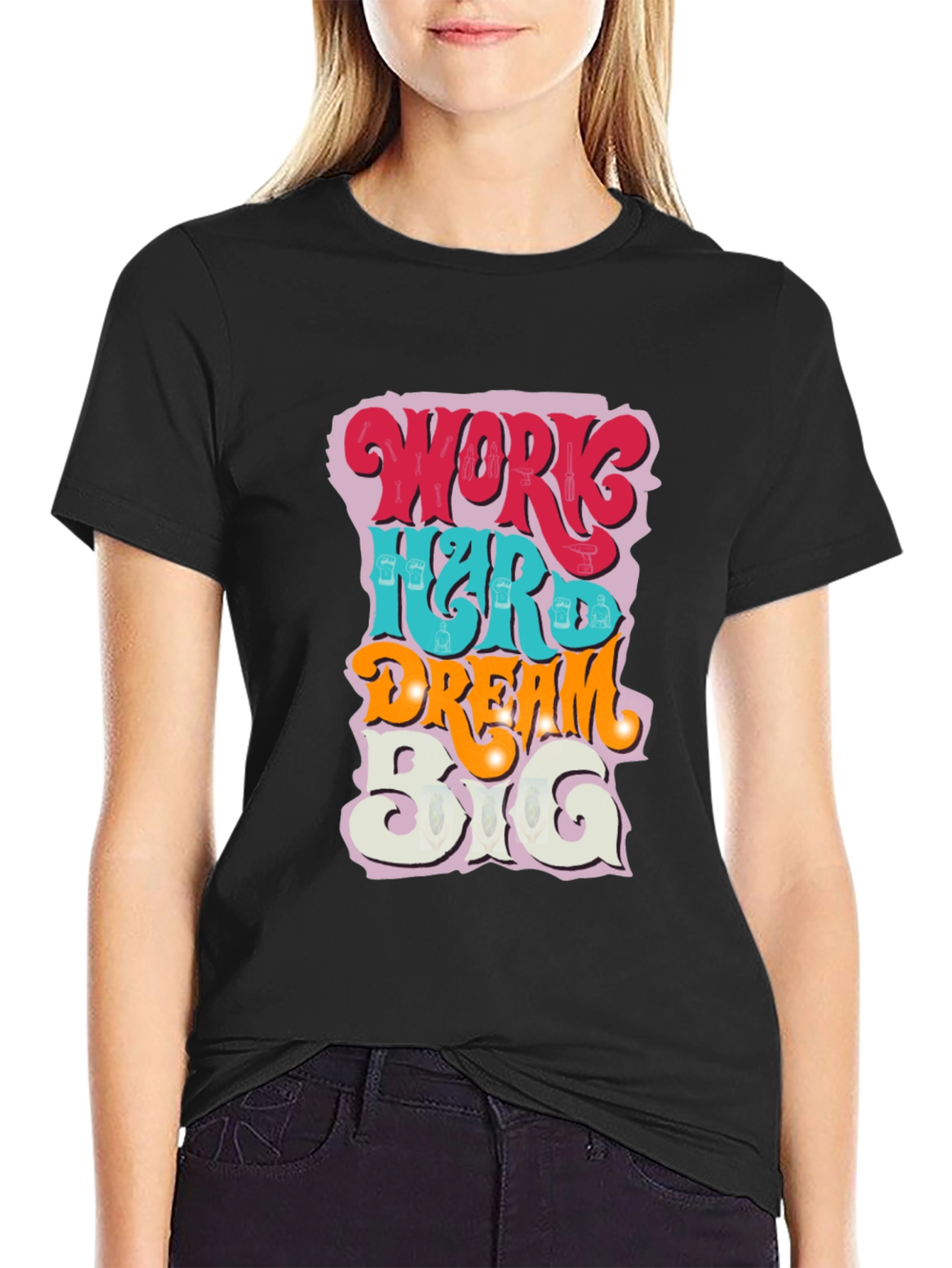 Work Hard Dream Big Graphic Tee