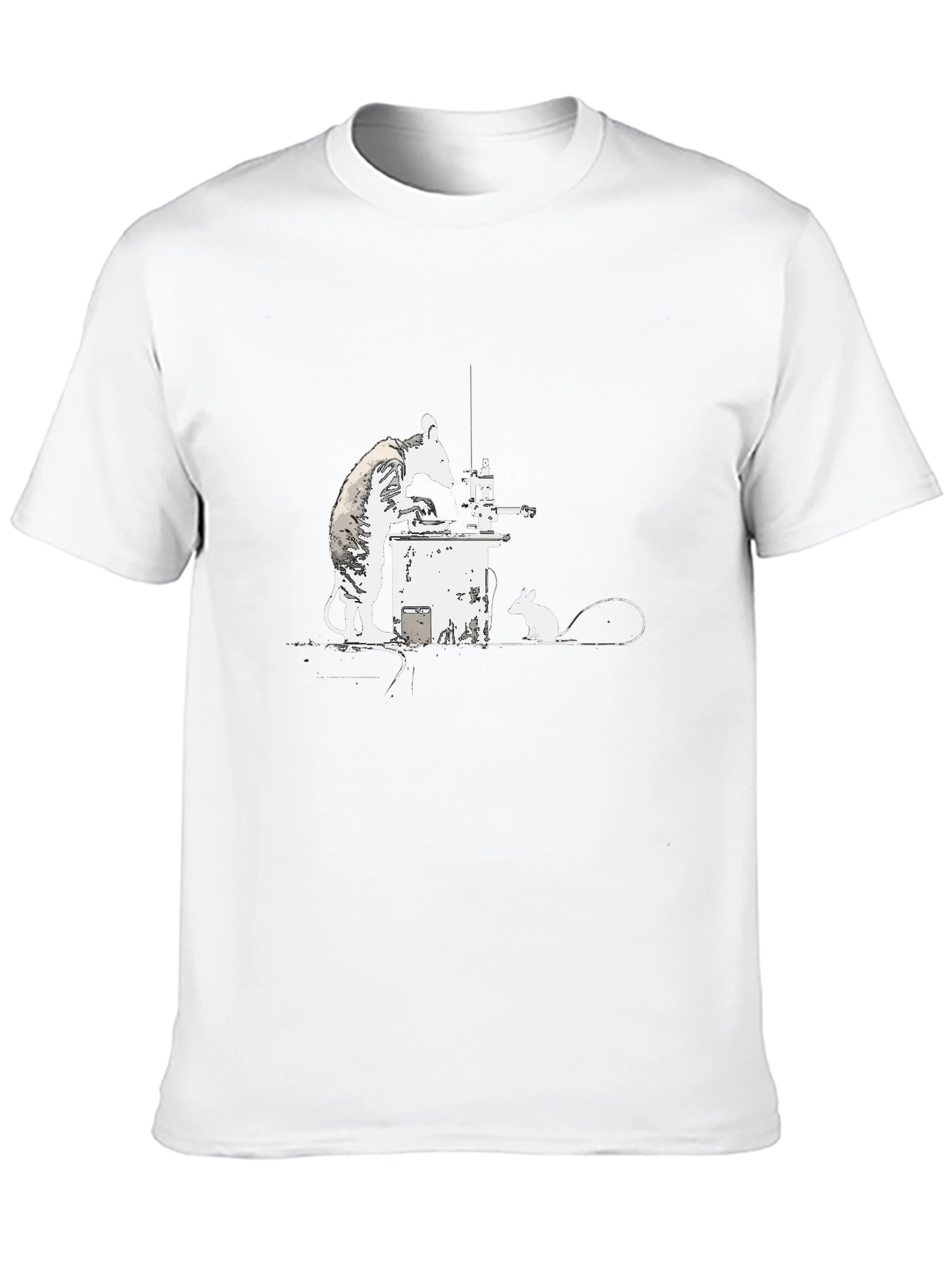 Banksy Rat Chemist T-Shirt - Black