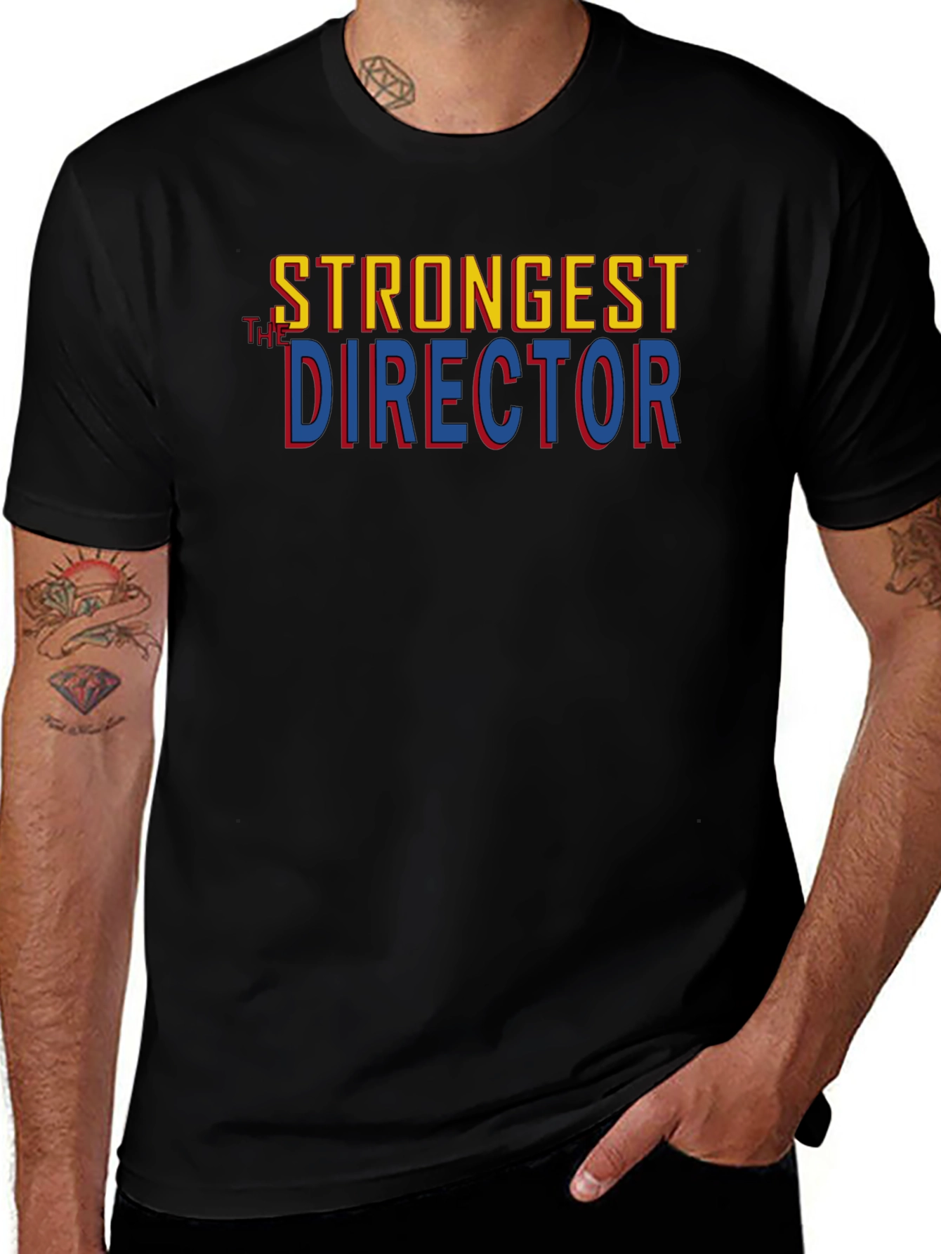 Strongest The Director Graphic Tee - Black