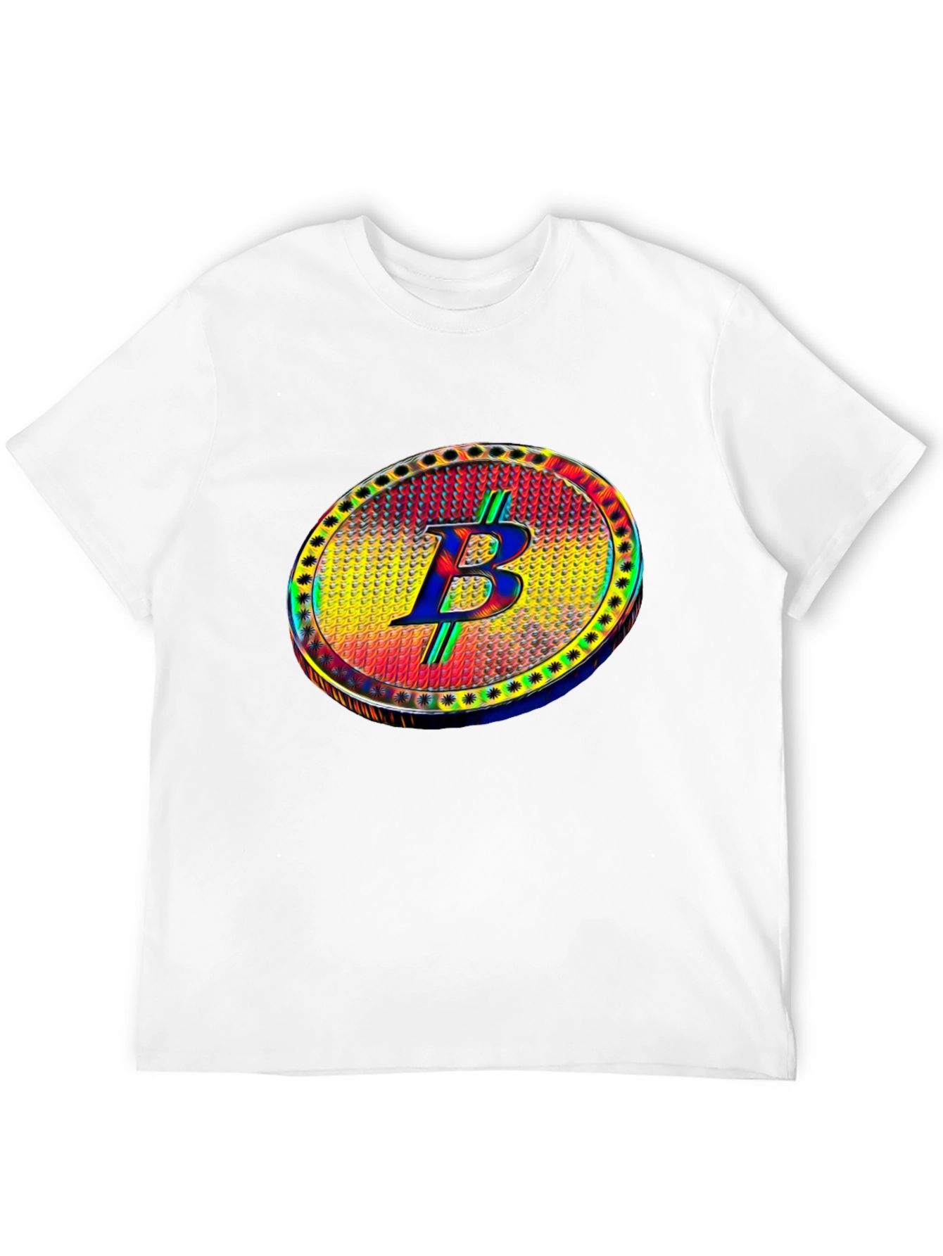 Bitcoin B T-Shirt Crypto Cryptocurrency Black Tee