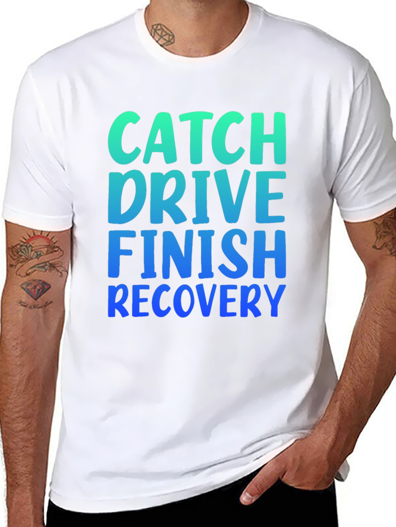 Catch Drive Finish Recovery Graphic Tee