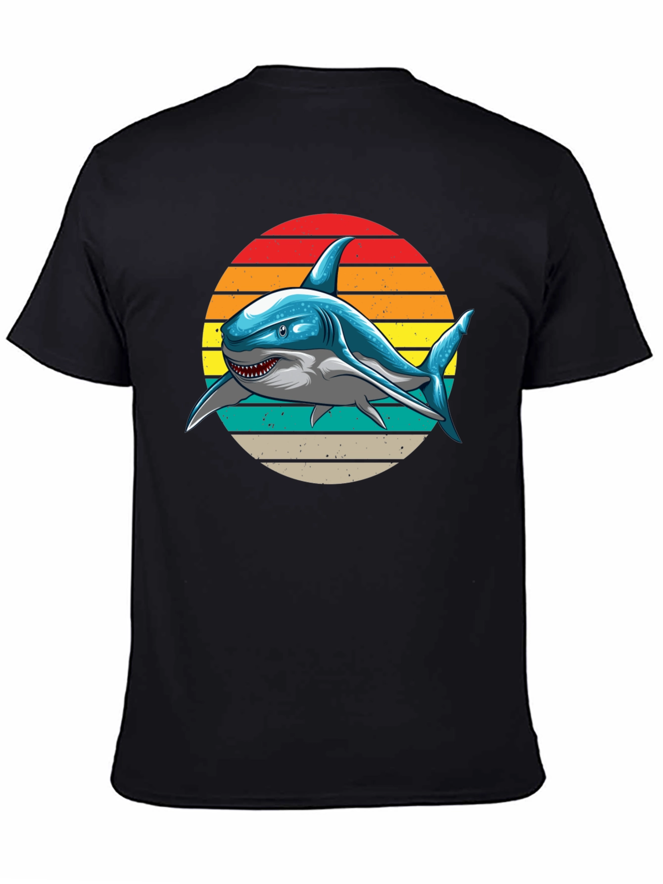 Retro Shark Graphic T-Shirt -  Unique Design!