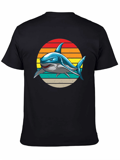 Retro Shark Graphic T-Shirt -  Unique Design!