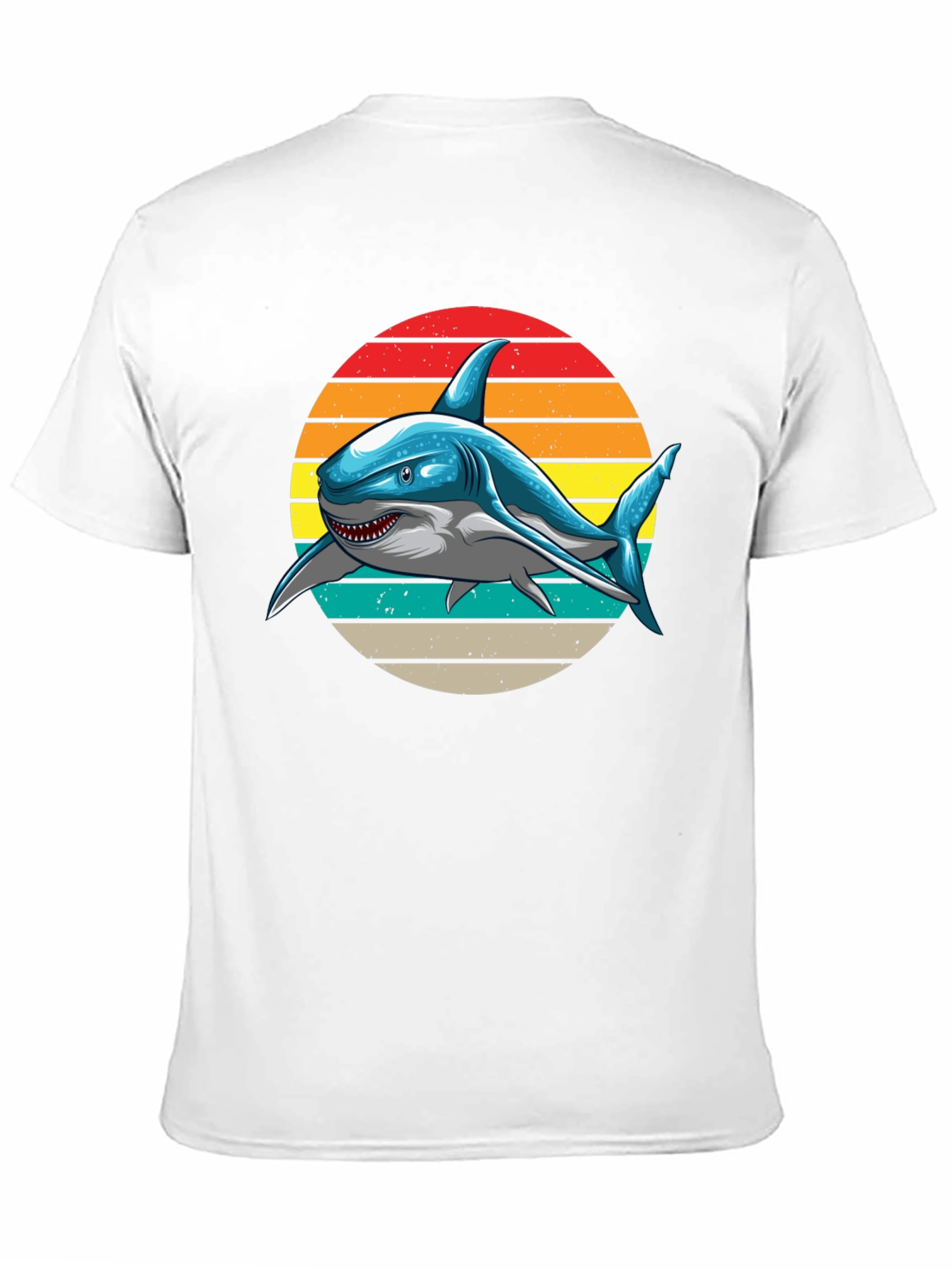 Retro Shark Graphic T-Shirt -  Unique Design!