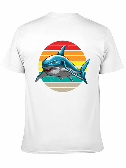 Retro Shark Graphic T-Shirt -  Unique Design!