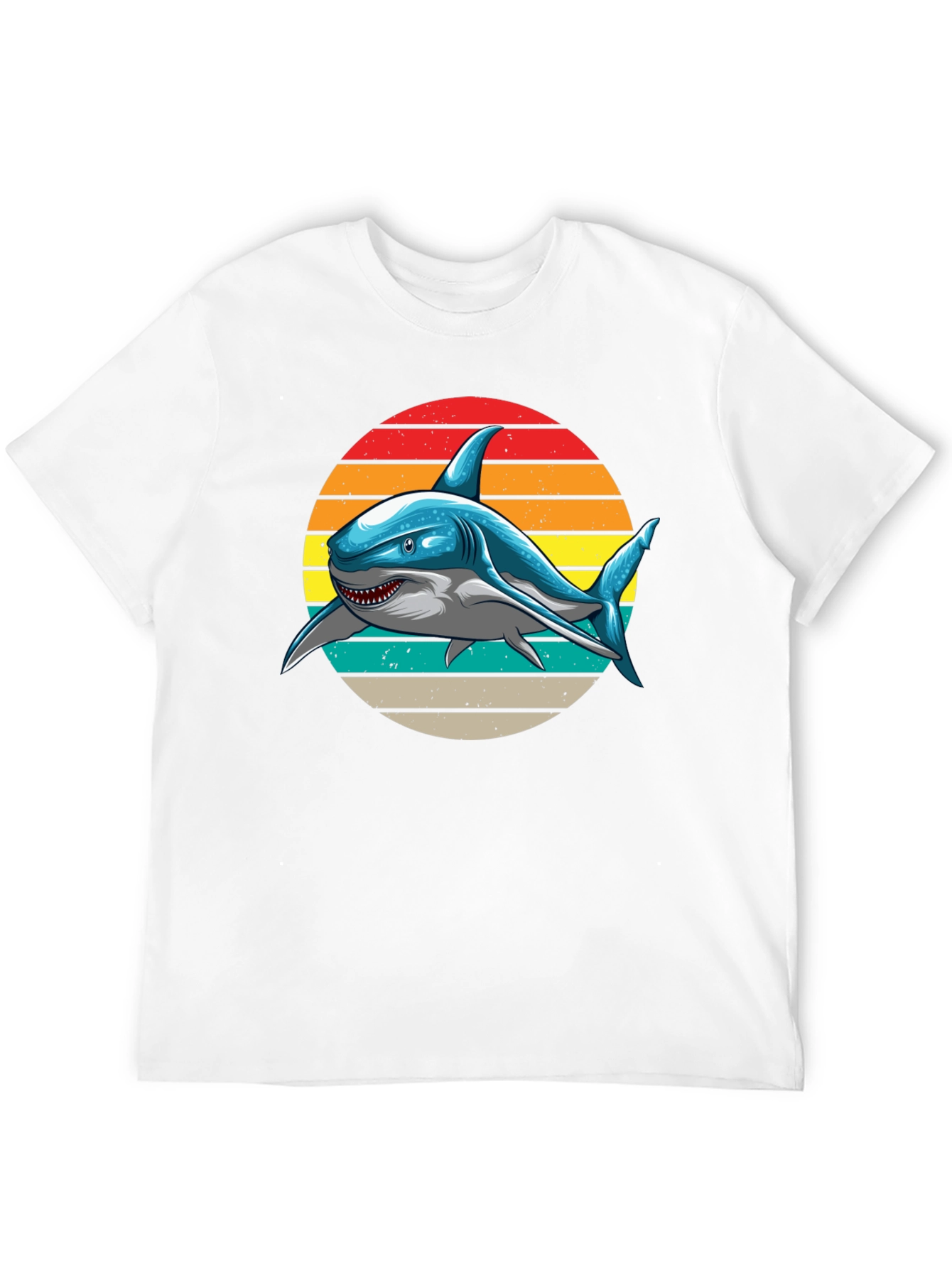 Retro Shark Graphic T-Shirt -  Unique Design!