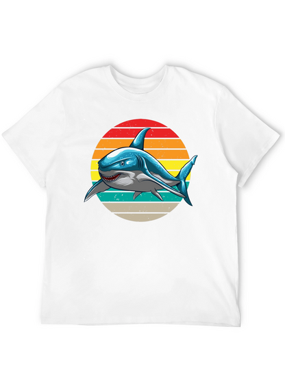 Retro Shark Graphic T-Shirt -  Unique Design!