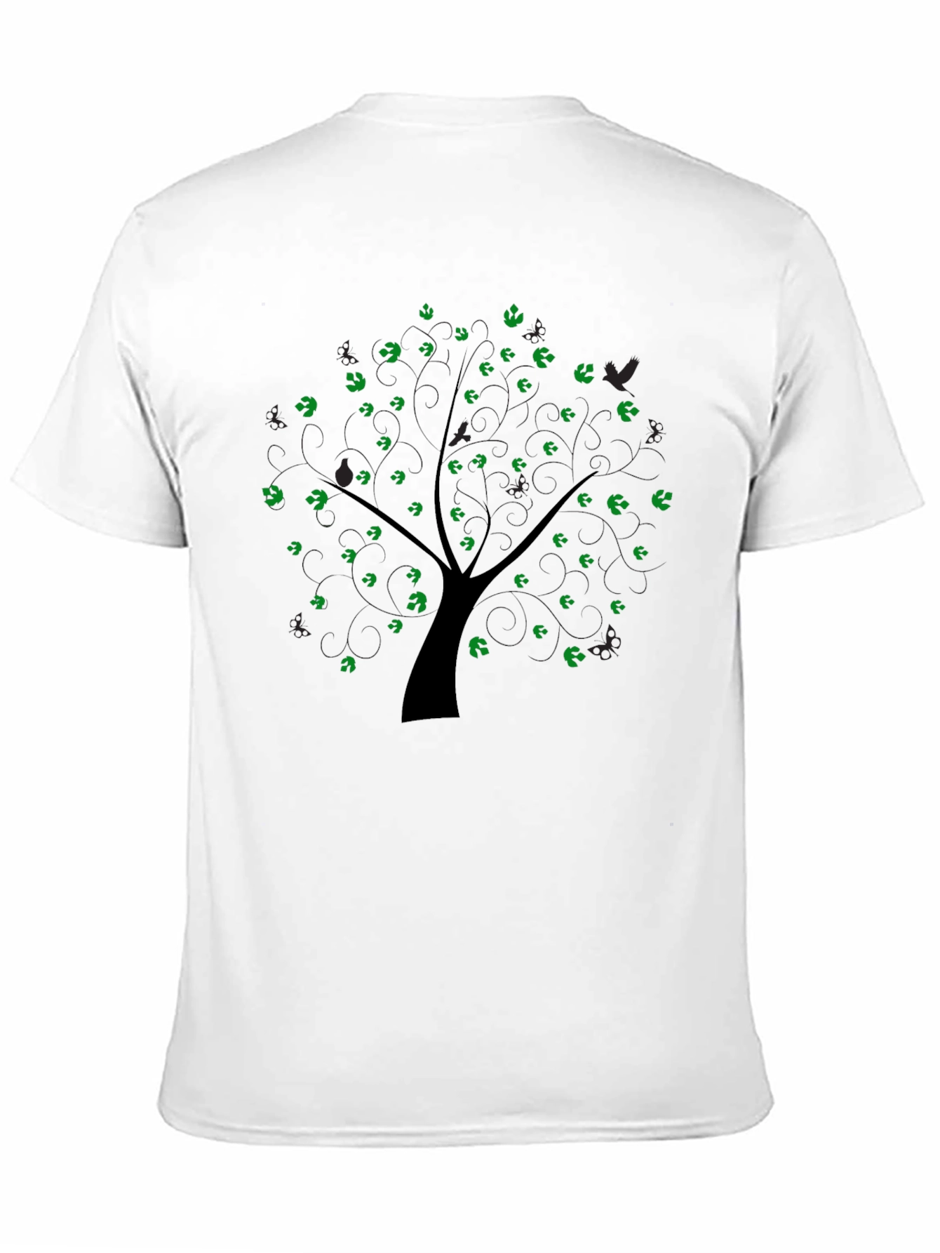 Black Tree Graphic T-Shirt