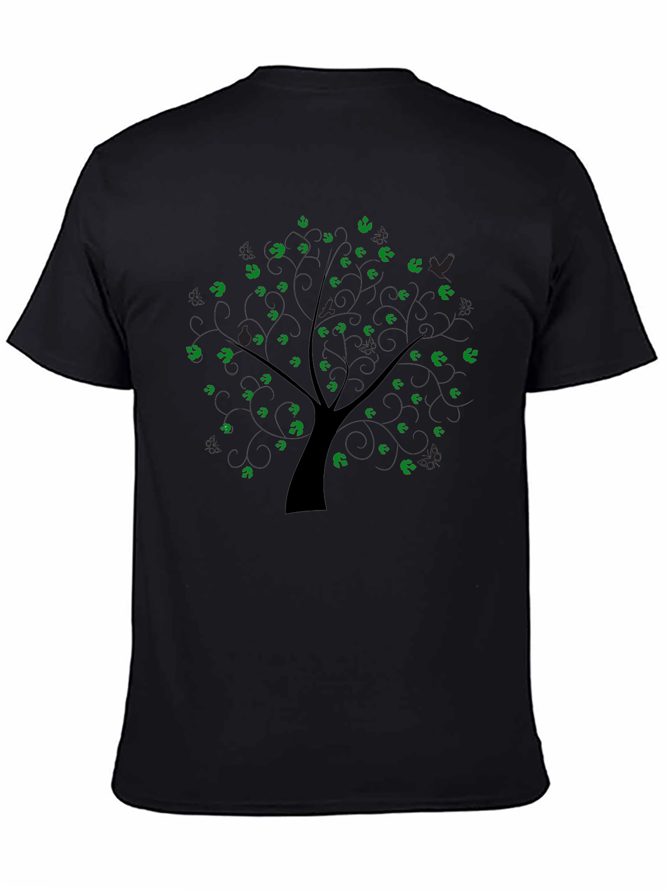 Black Tree Graphic T-Shirt