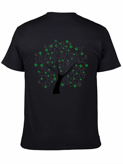 Black Tree Graphic T-Shirt