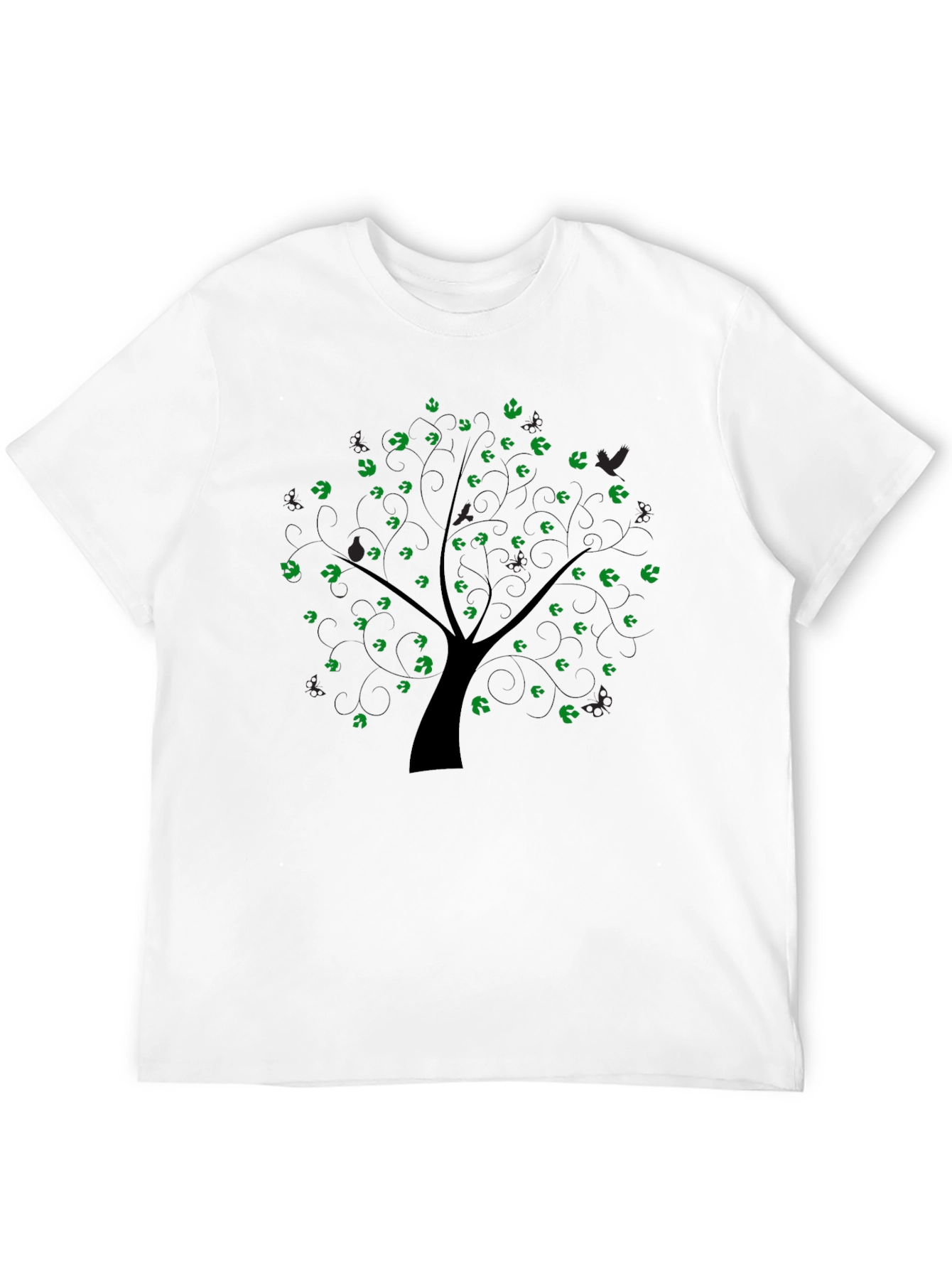 Black Tree Graphic T-Shirt