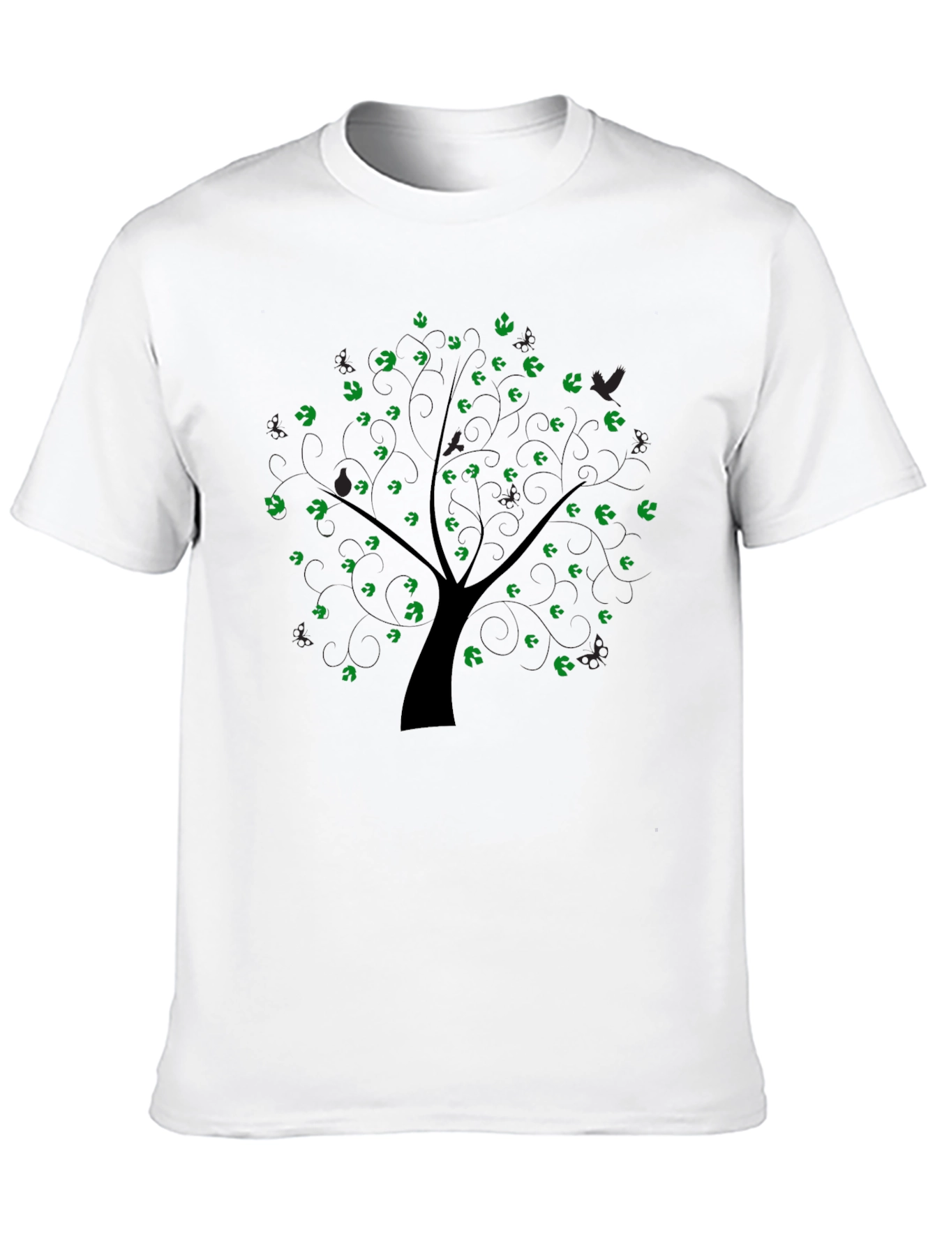 Black Tree Graphic T-Shirt