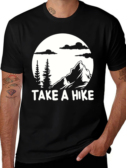 Take a Hike Black Graphic T-Shirt