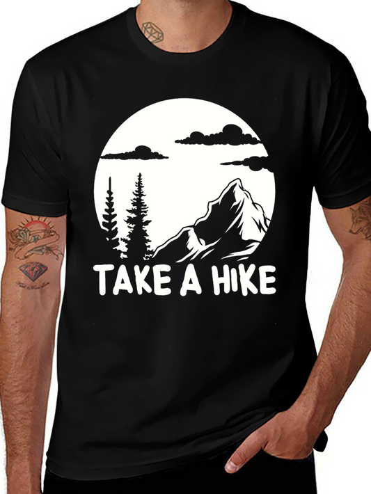 Take a Hike Black Graphic T-Shirt