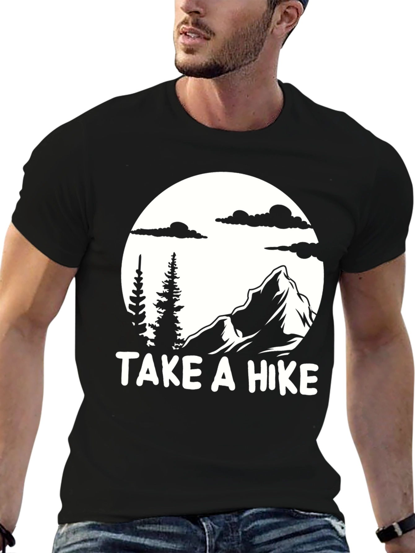 Take a Hike Black Graphic T-Shirt