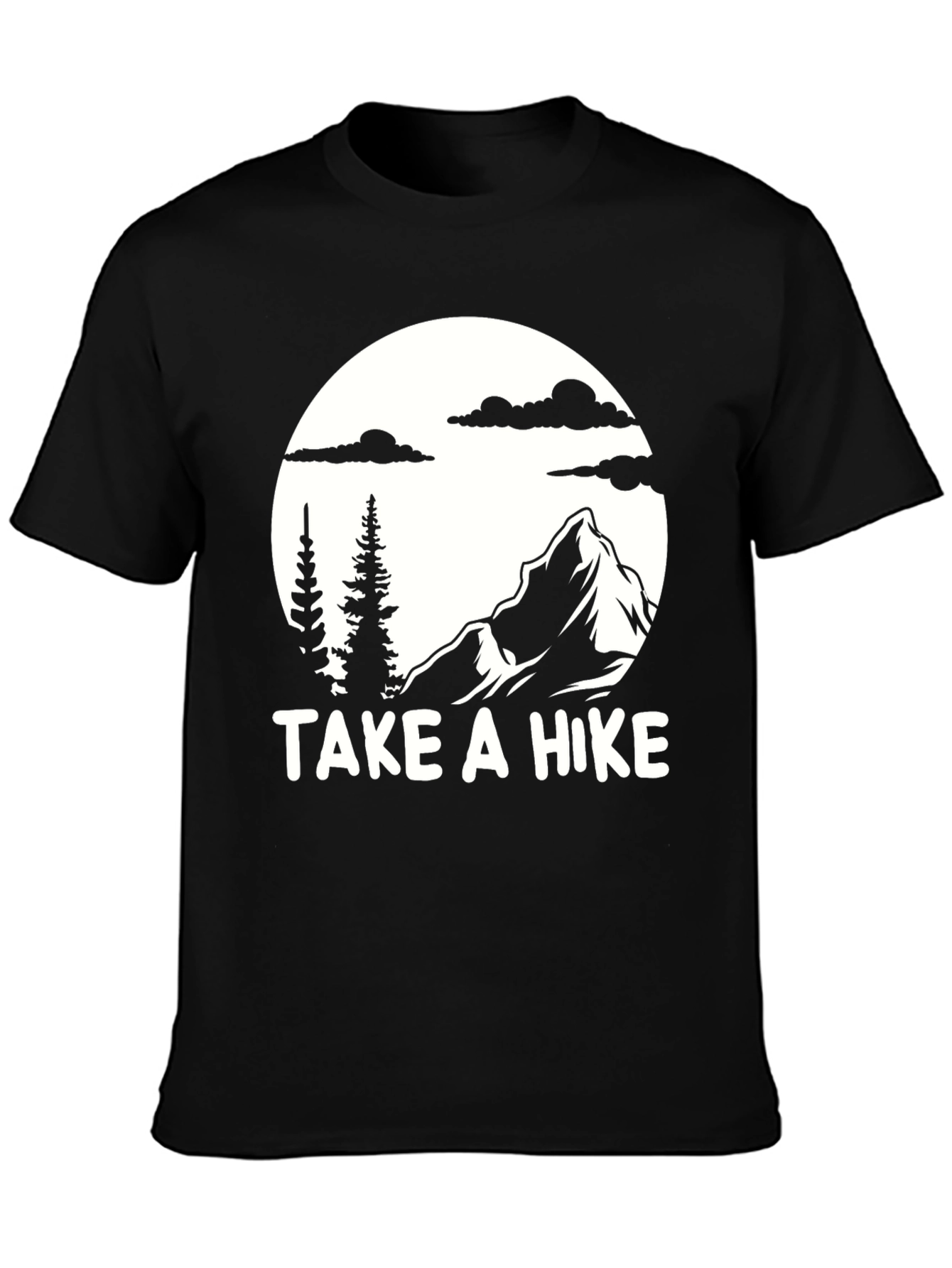 Take a Hike Black Graphic T-Shirt