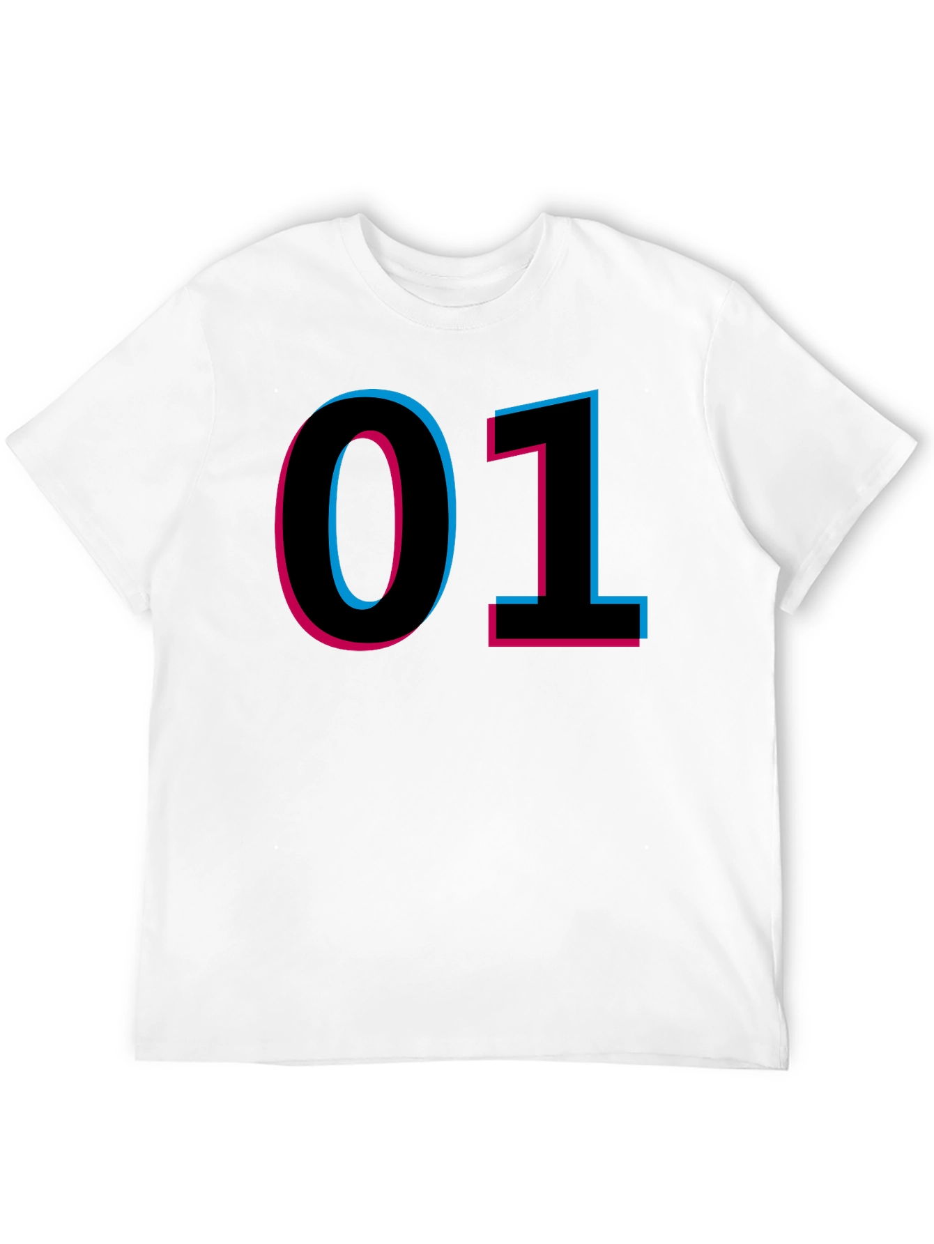 Retro 01 Graphic Tee - Black Cotton T-Shirt
