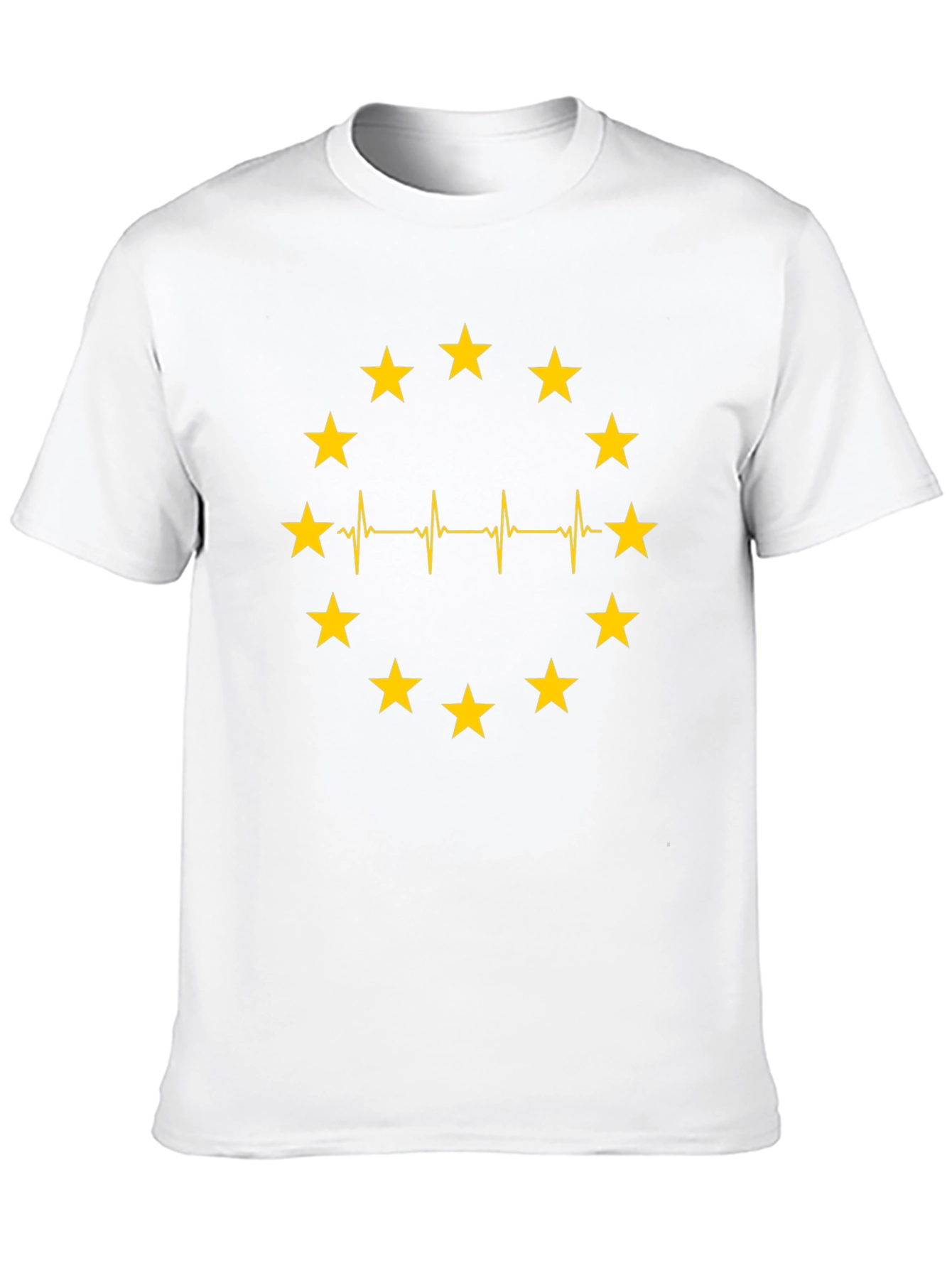 EU Heartbeat T-Shirt - European Union Pride Tee
