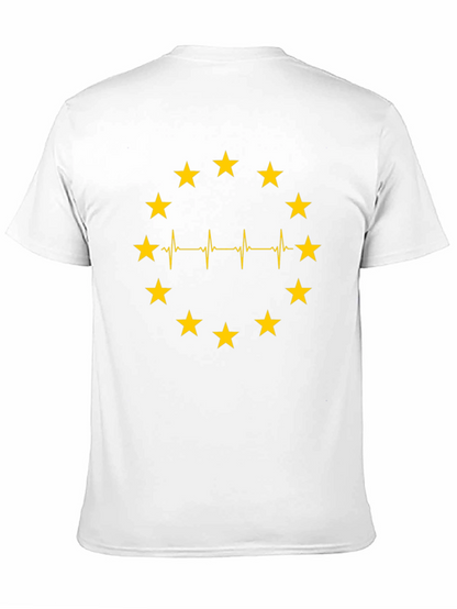 EU Heartbeat T-Shirt - European Union Pride Tee