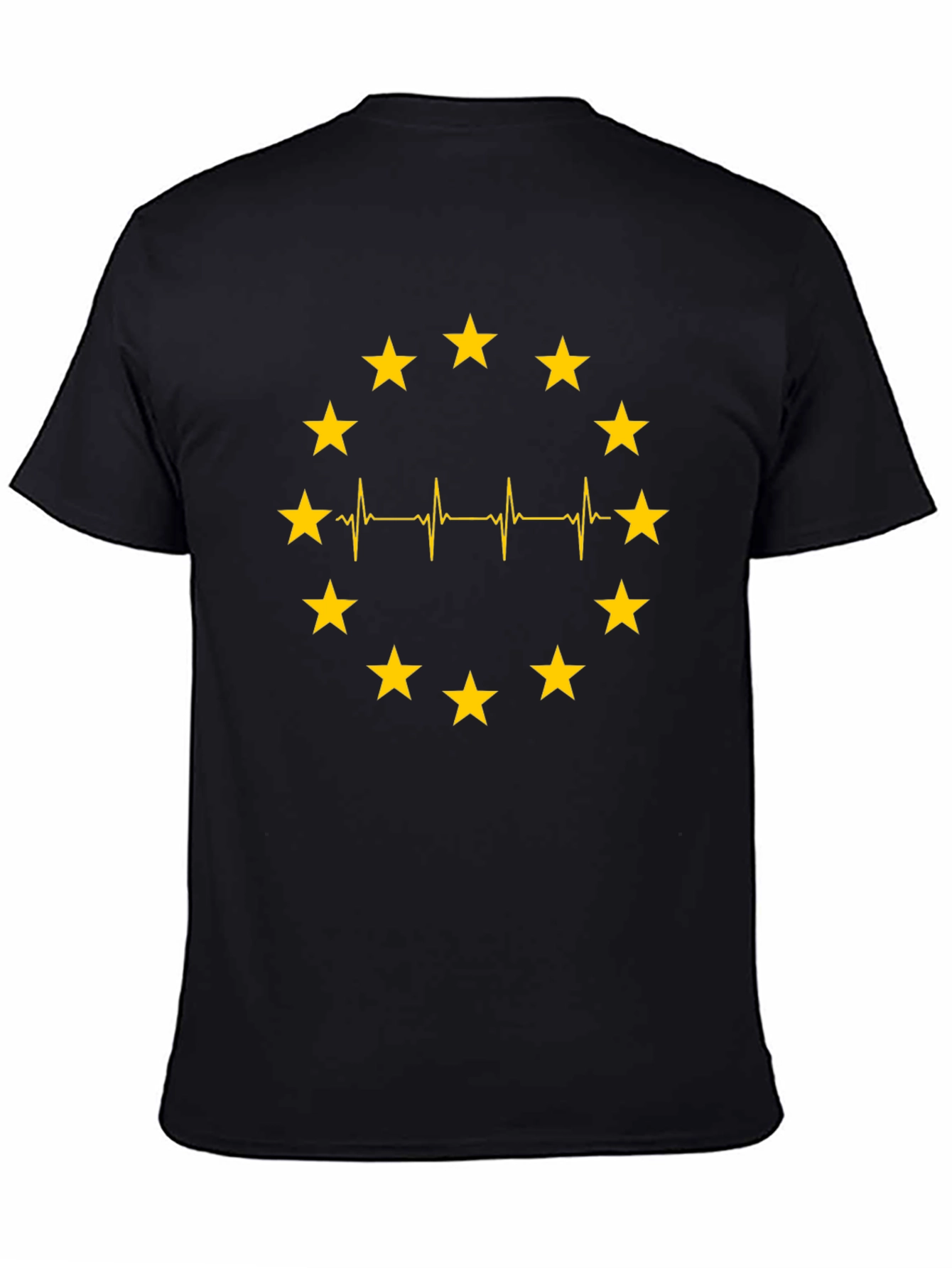 EU Heartbeat T-Shirt - European Union Pride Tee