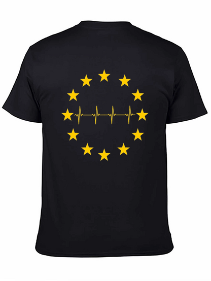 EU Heartbeat T-Shirt - European Union Pride Tee