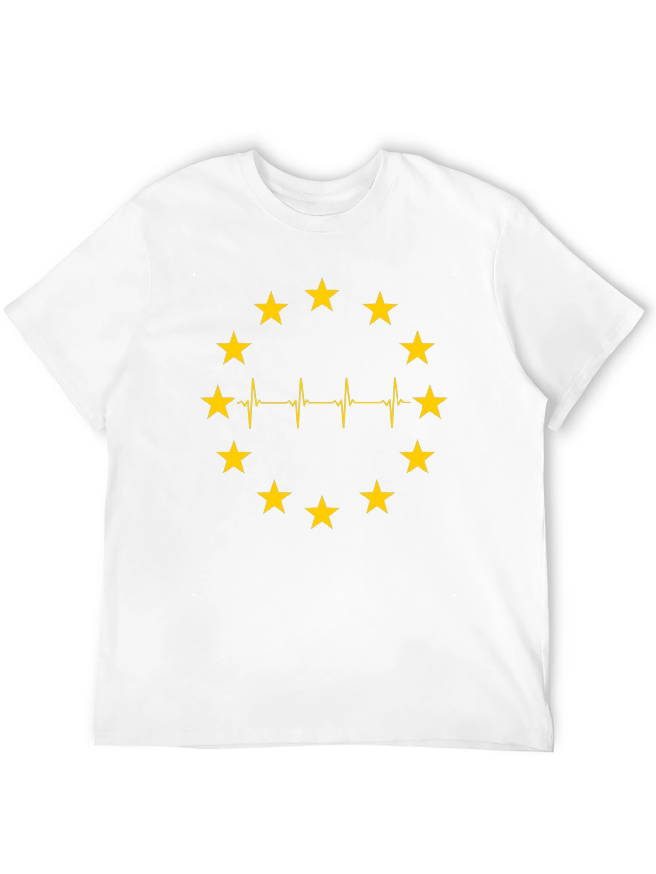 EU Heartbeat T-Shirt - European Union Pride Tee