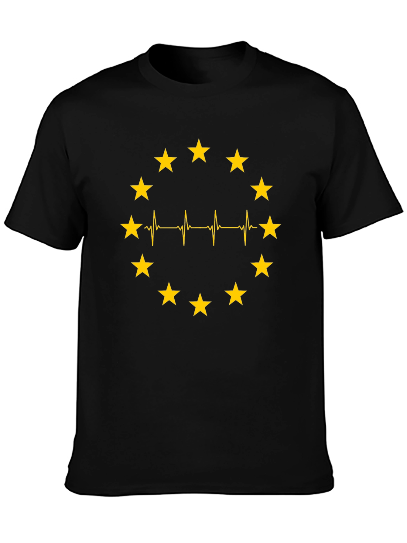 EU Heartbeat T-Shirt - European Union Pride Tee