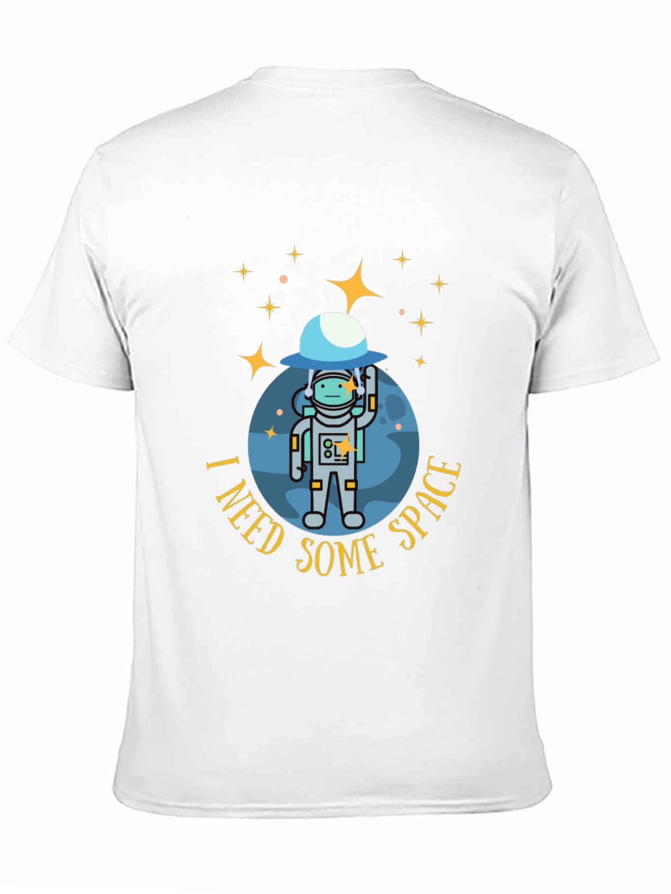 I Need Some Space Black T-Shirt