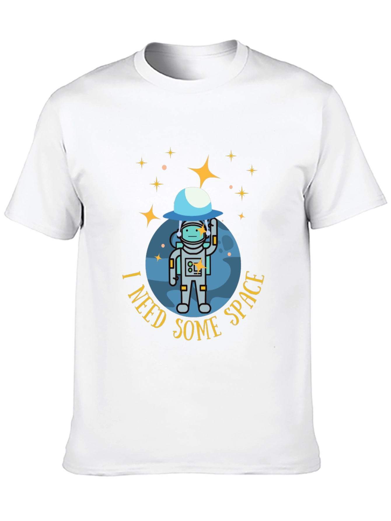 I Need Some Space Black T-Shirt