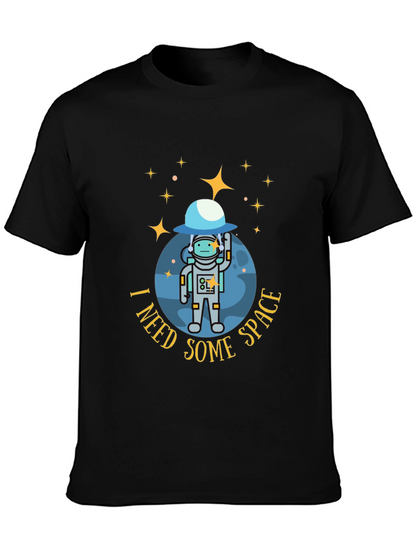 I Need Some Space Black T-Shirt