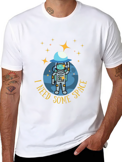 I Need Some Space Black T-Shirt