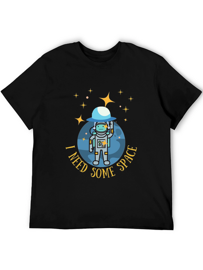 I Need Some Space Black T-Shirt