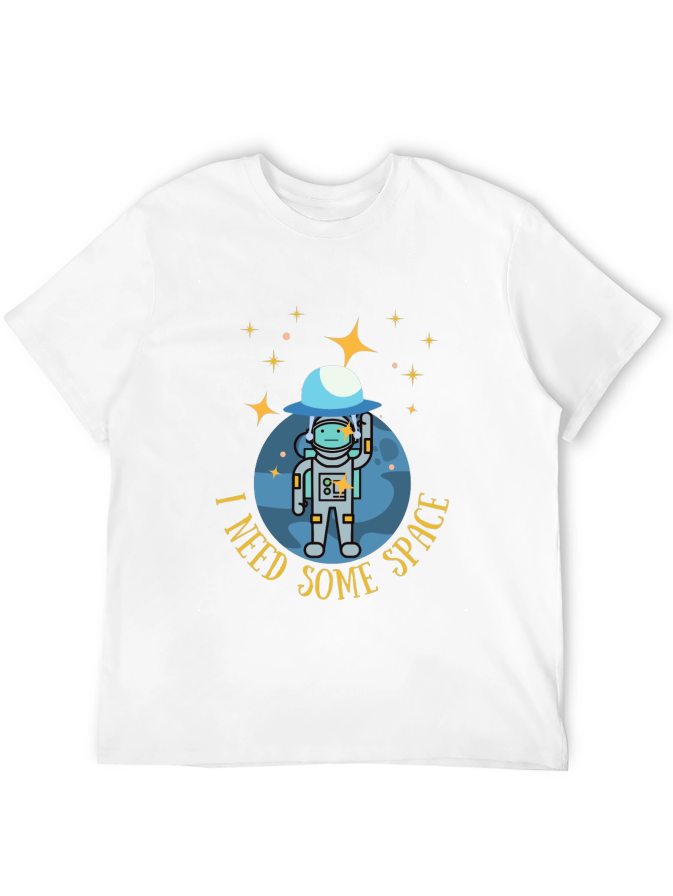 I Need Some Space Black T-Shirt