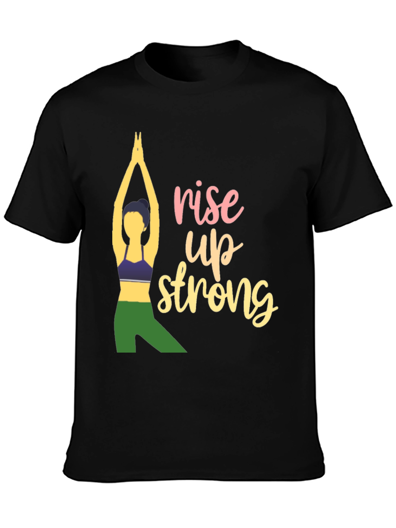 Rise Up Strong Yoga T-Shirt