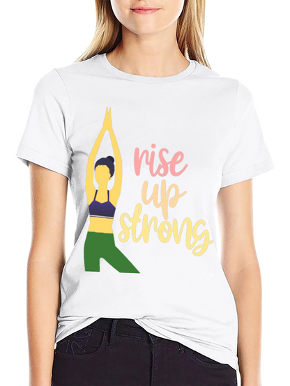 Rise Up Strong Yoga T-Shirt