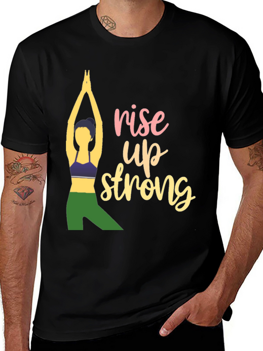Rise Up Strong Yoga T-Shirt