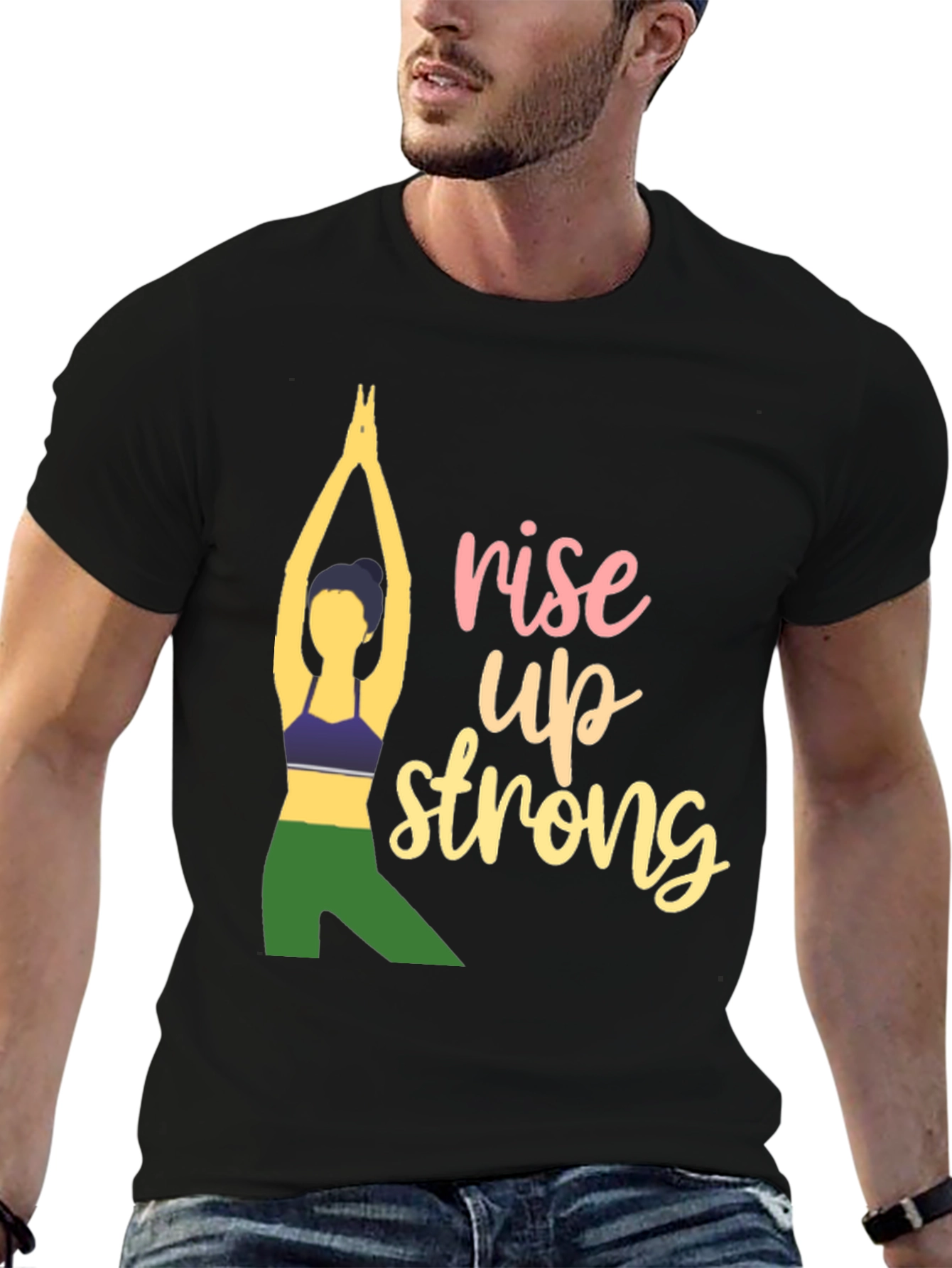 Rise Up Strong Yoga T-Shirt