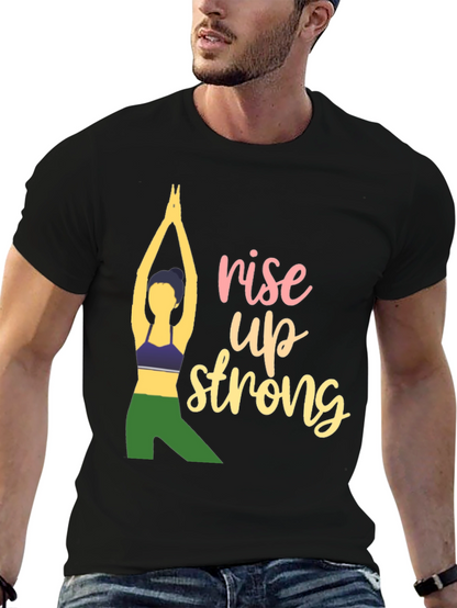 Rise Up Strong Yoga T-Shirt