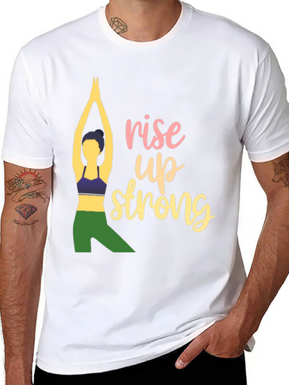Rise Up Strong Yoga T-Shirt