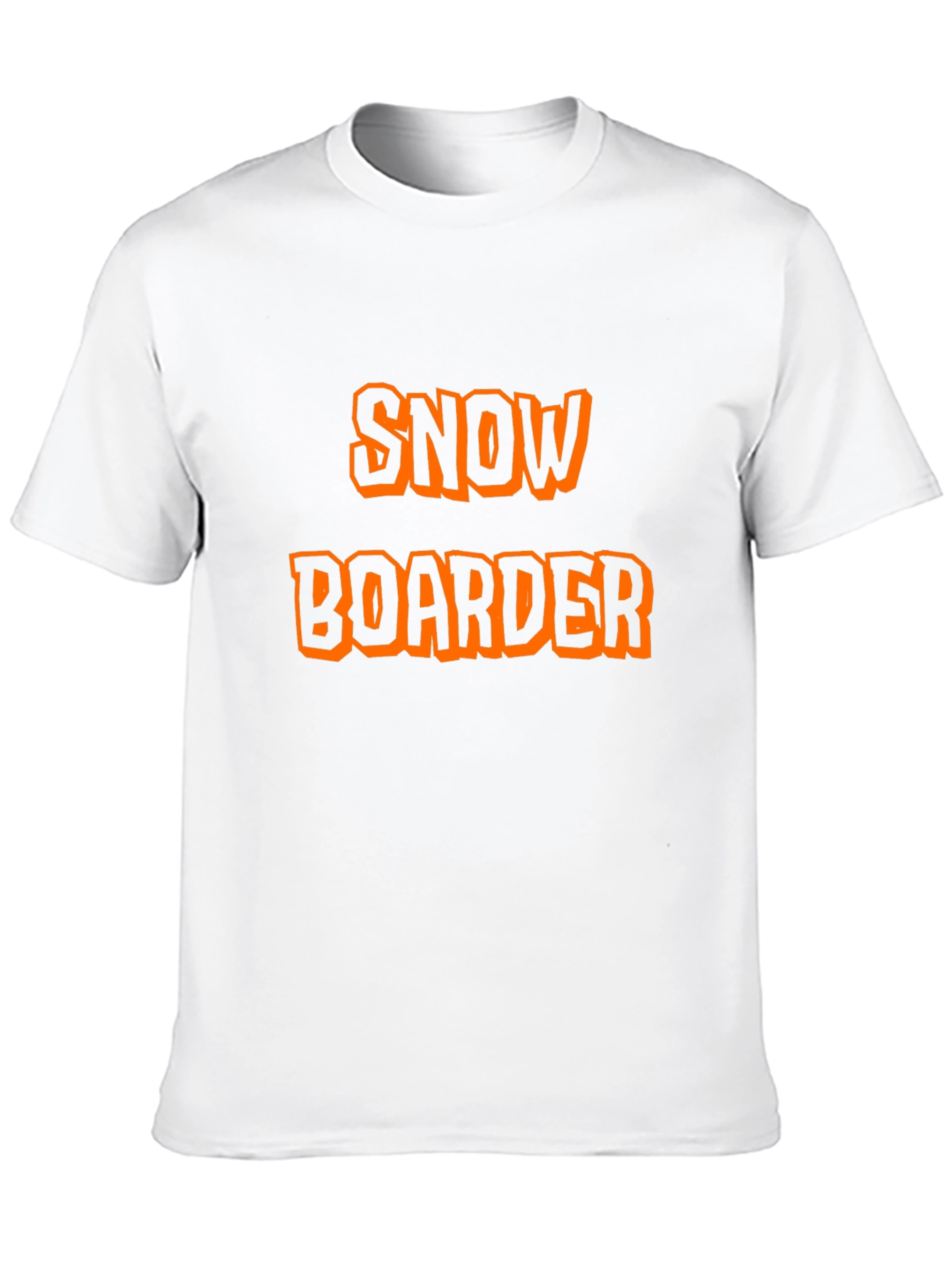 Snow Boarder Graphic T-Shirt Black