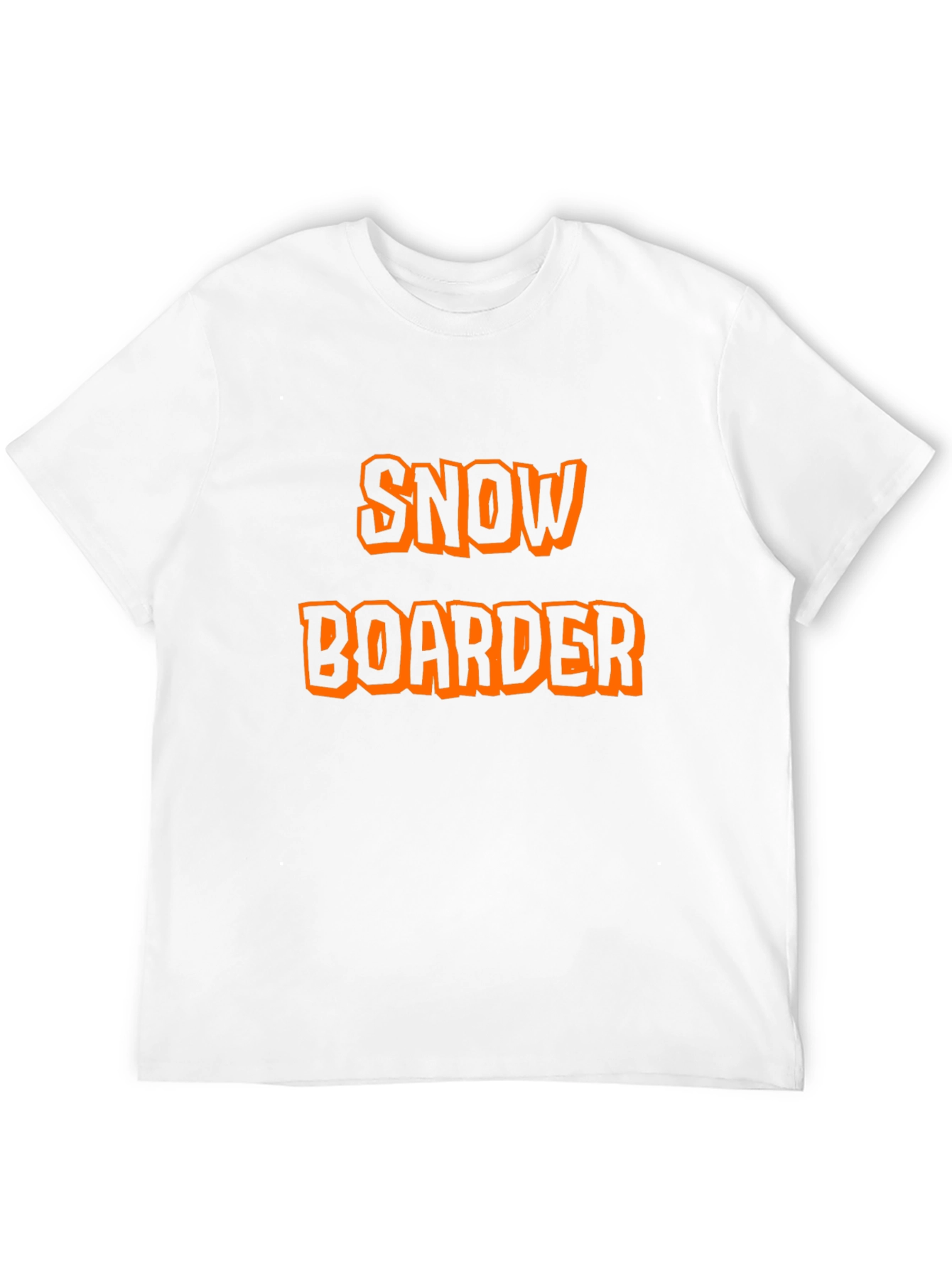 Snow Boarder Graphic T-Shirt Black